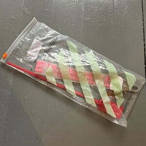 Pink Off-White Keychain